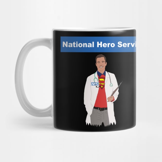 NHS National Hero Service Doctor Super Hero by Hevding